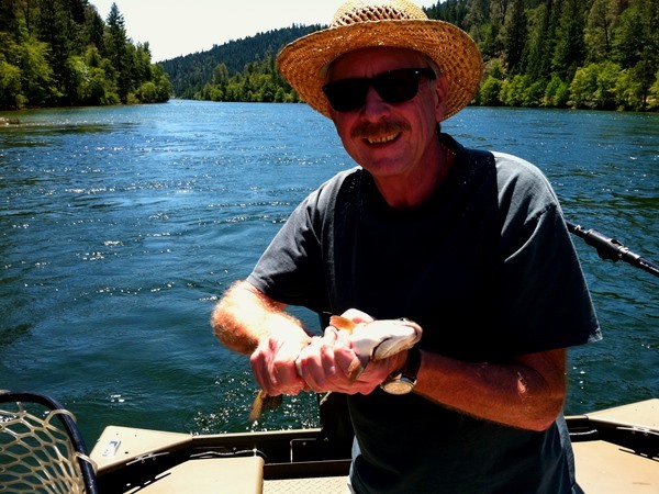 Dave with a scrappy rainbow