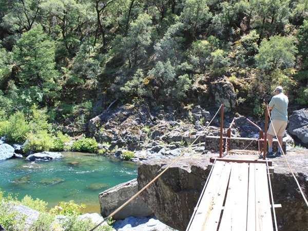 Gino Bernero overlooks the river