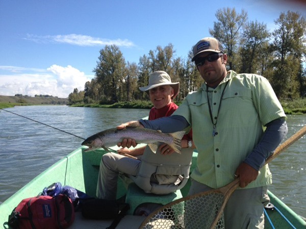 Jason with Bernard's big fish