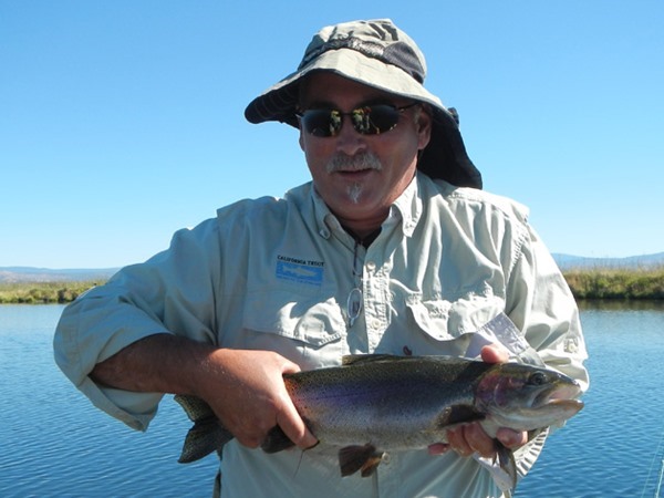 Steve with the big fish of the day.
