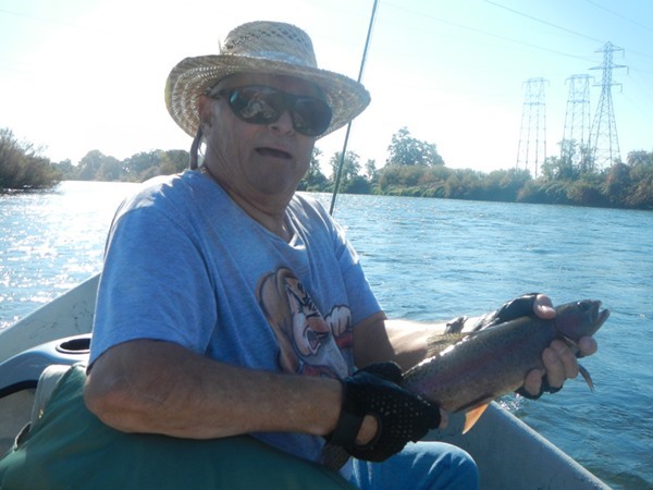 Joe with one of many nice fish