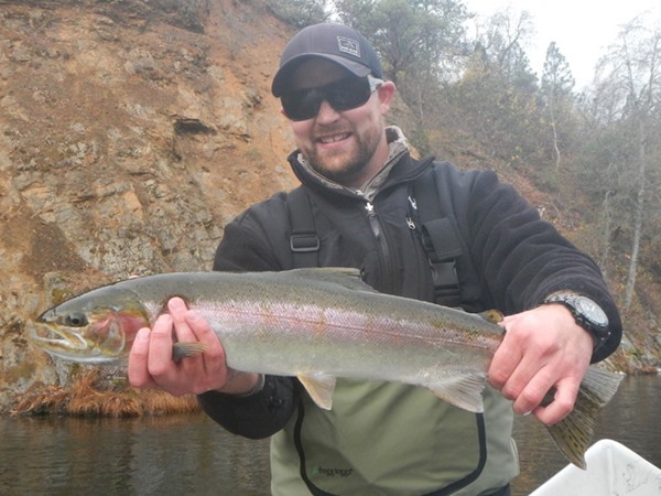 Josh with his first steelie