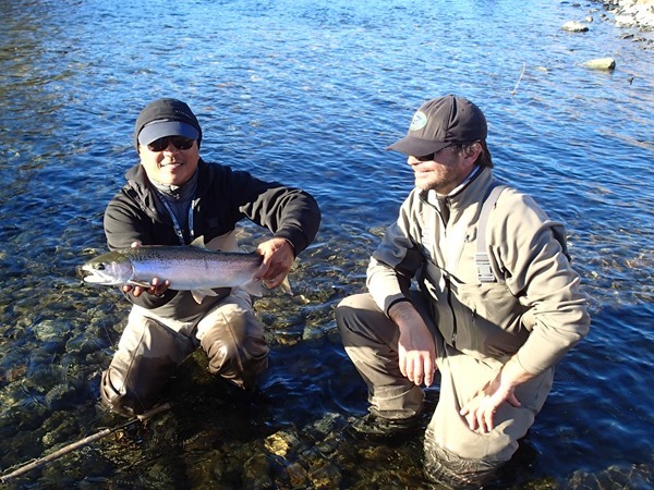 Anthony with a nice swung up hen
