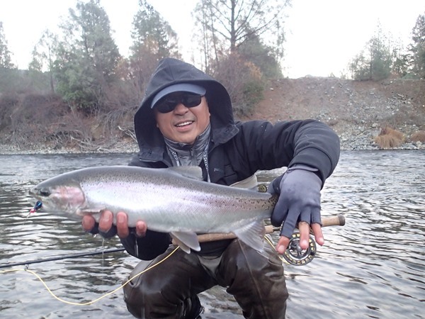 Anthony Mar with a mega wild hen