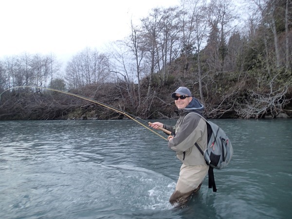 Wolfman hooked up on a lifetime fish