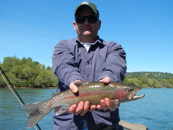 Bob knows how to hold a fish.