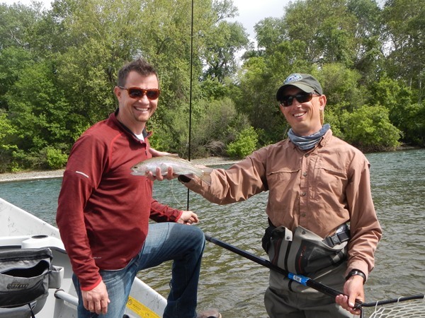 Joe caught this one on a dry fly