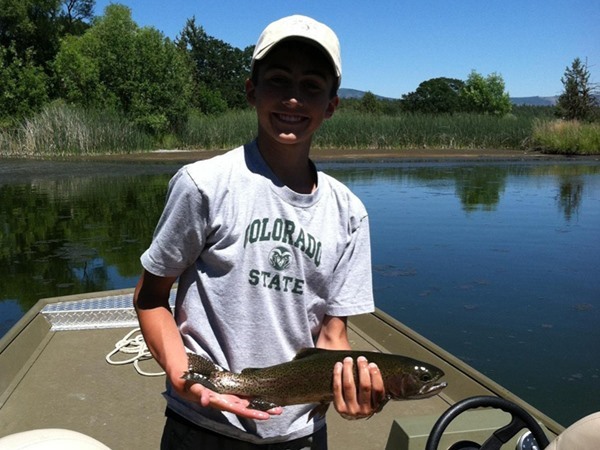Chris's biggest trout to date!