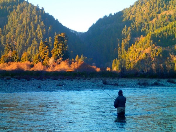 Wilderness angling on the Lower Klamath