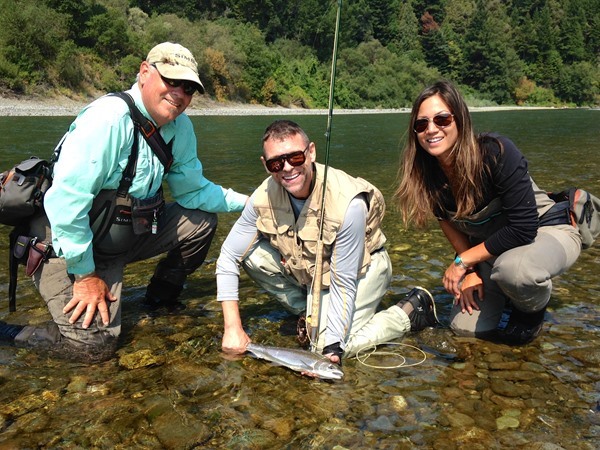 Gino, Michael Shaw, and Leslie enjoying a moment