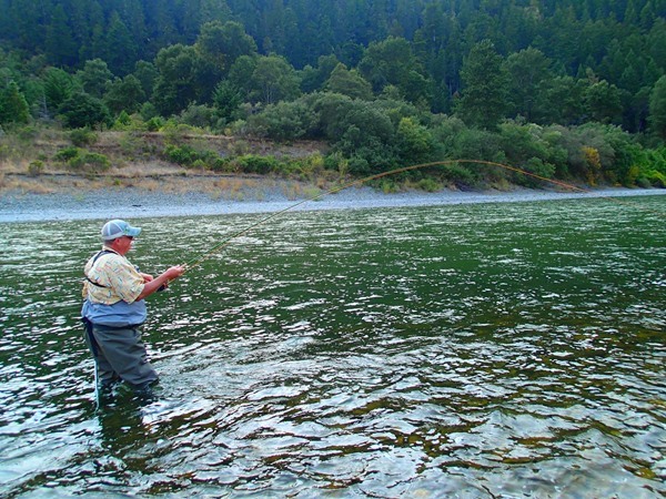 Rob had the magic fly for the whole camp, a keen fly tier