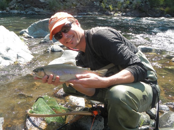 Tony with his big fish of the day