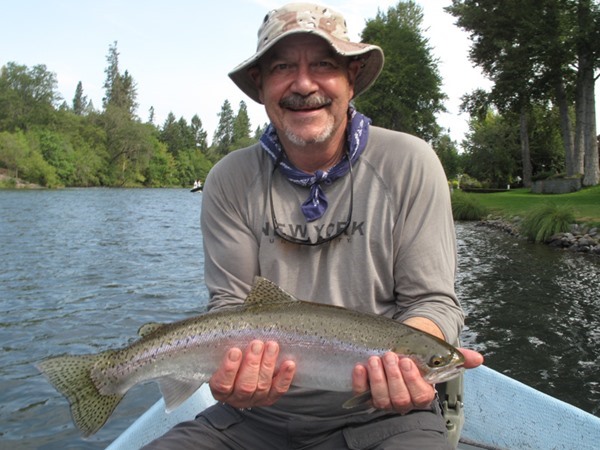 Dave with a wild steelhead