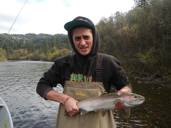 Zach with one of his steelhead