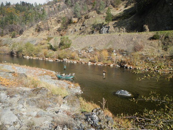 My clients swinging a great run