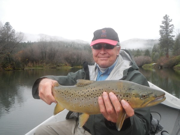 Dave with an amazing brown trout