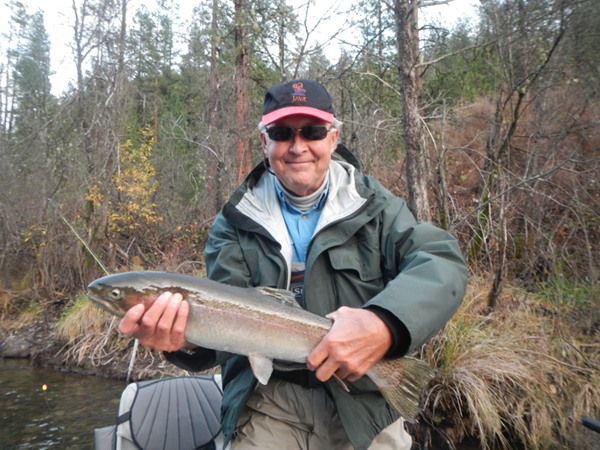 Dave with his biggest steelie of the day