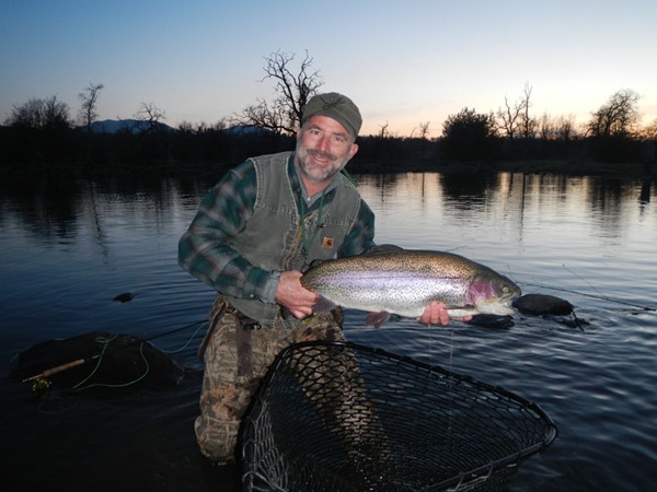 John with one of his biggest fish of the day
