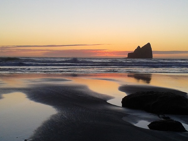 This is our private beach for guests who stay at our accommodation