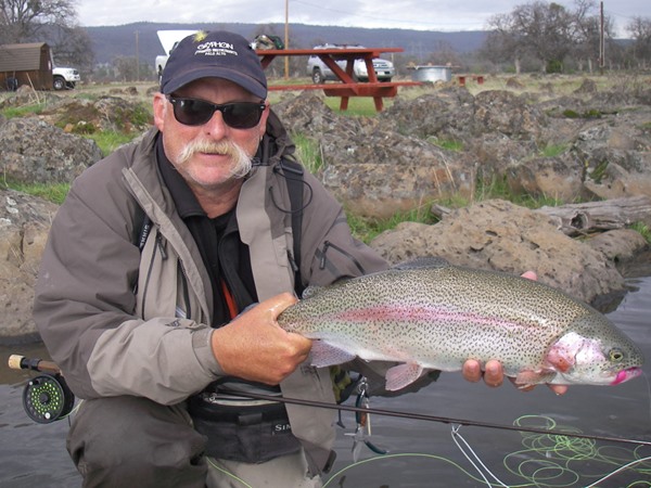 Dave on the lower pond