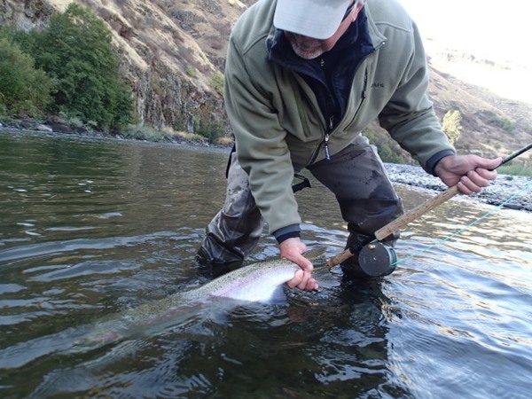 The Trinity isn't just a bobber fishery!  It has excellent swing water.