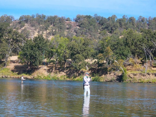 Spey casting at the tipi