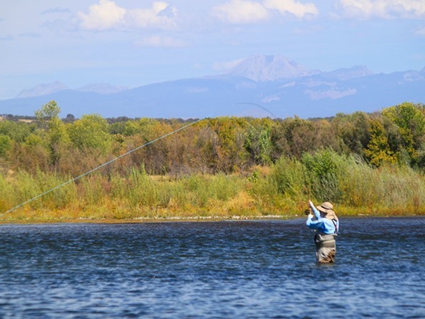 Chris hooked up with snow-free Mt Lassen in the background