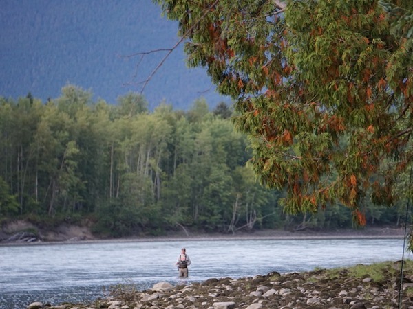 The home water of Skeena Spey Lodge