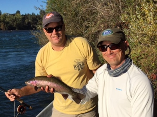 Mike's first fish of the day