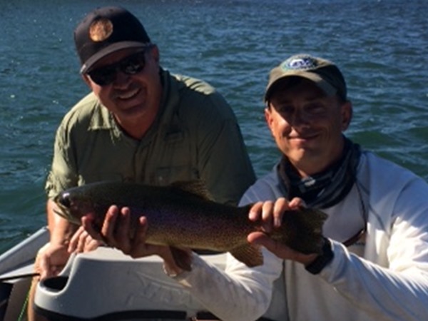 20 rainbow Charlie caught on a dry fly