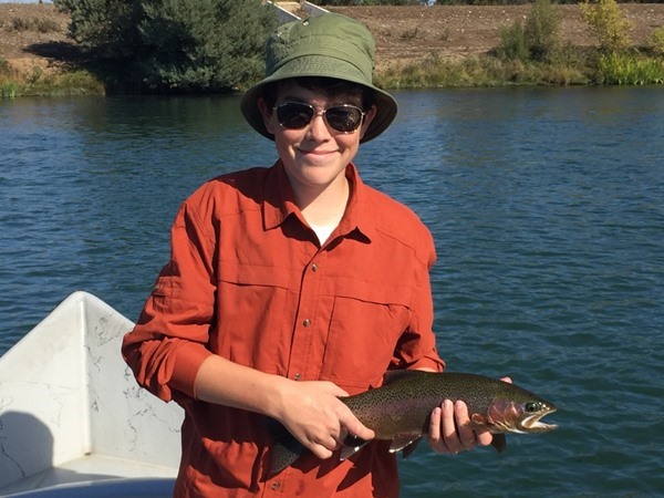 Miles with a great wild rainbow trout