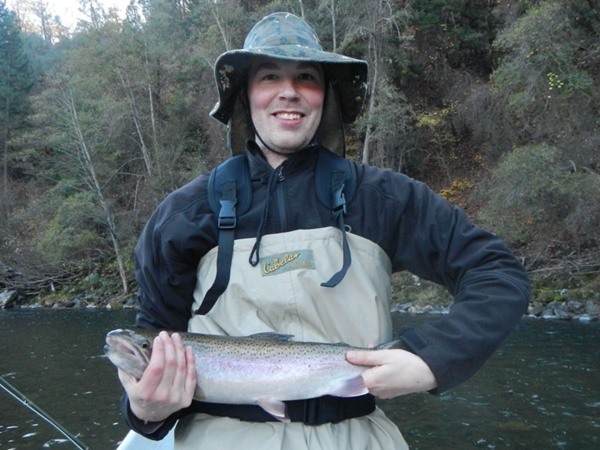 Alex with one of many