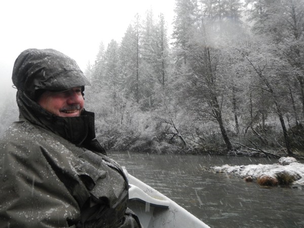 Bryan enjoying the snowy day