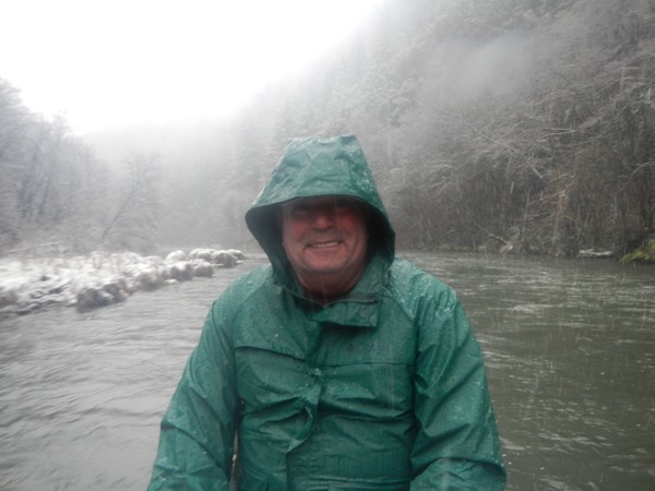 Nick enjoying the snowy day