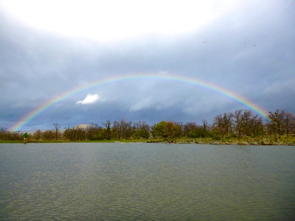 A different kind of rainbow at Eagle Canyon