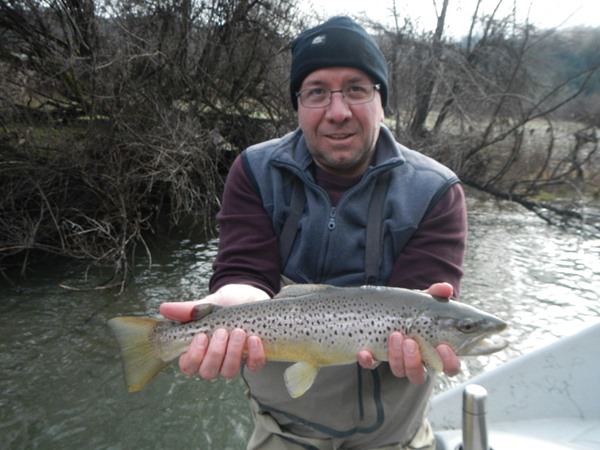 Rick caught a lot of trout today