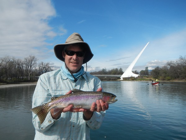 Phil with the first fish of the day