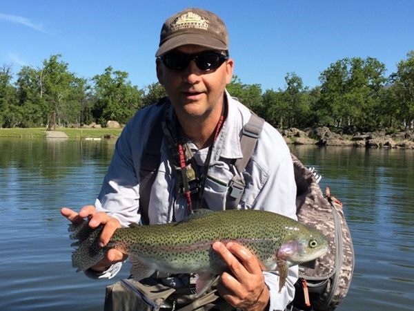 Barry did well with the olive tailwater tiny