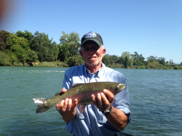 Jerry with one of several 20 rainbows