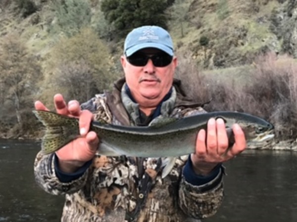 Steve with a wild fish