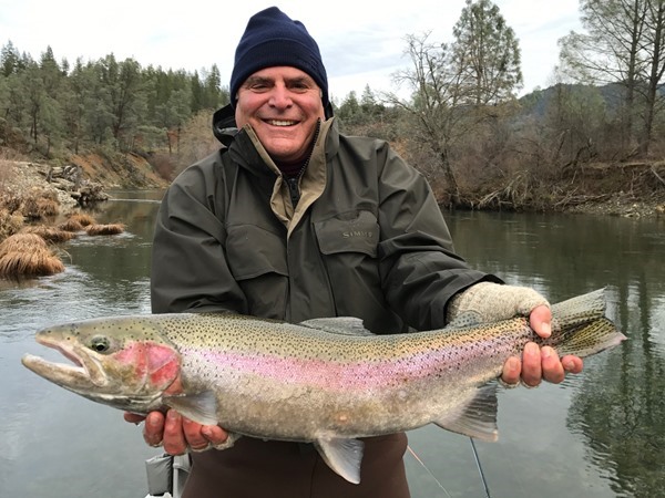 Wow!  Steve landed the biggest Trinity fish I've seen in a few seasons