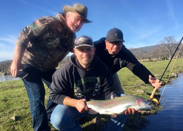 Father+sons posing w a nice one! 