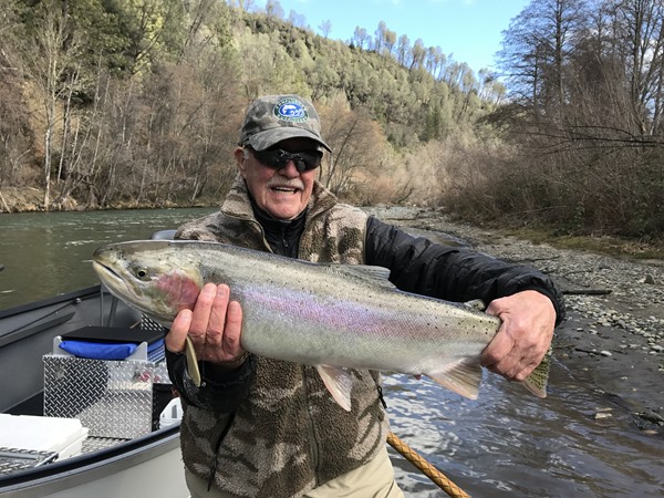 Bob with a beautiful wild fish!