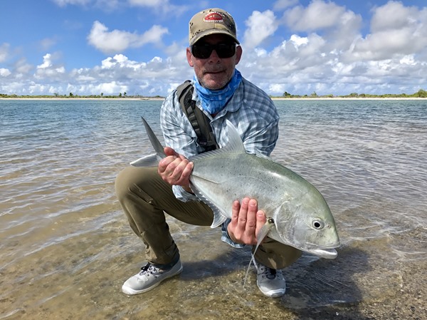 Doug was the top rod of the trip, landing the most GTs