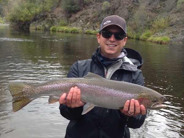 Tommy with really nice hatchery fish from last season.