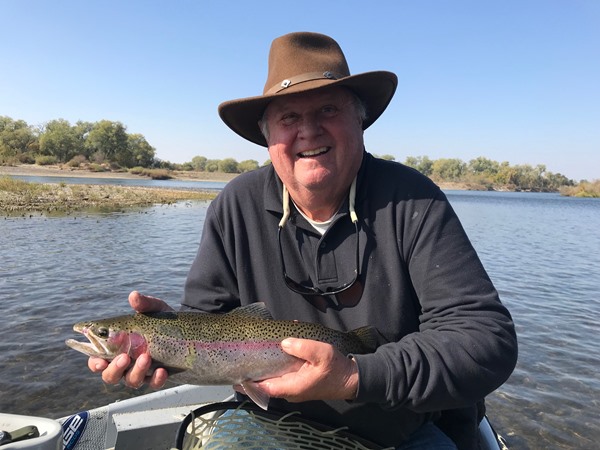 John caught this steelhead twice!