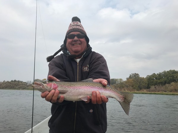 John with another steelhead