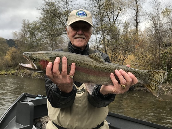 Bob with a nice hatchery buck!  