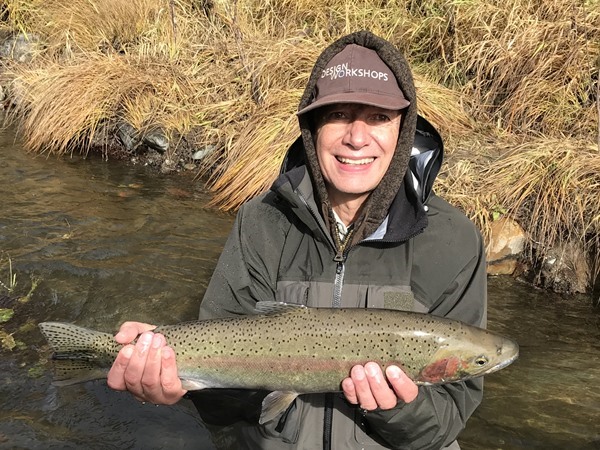 Rich with a really nice hatchery steelhead!