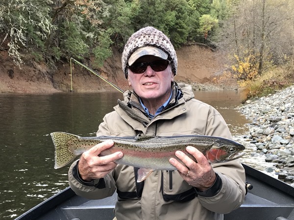 Rob with his nicest fish of the day!